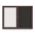United Visual Products Corkboard, Pearl/Black, 60" x 36" UV432H-BLACK-PEARL